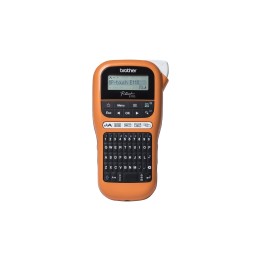 Impresora de etiquetas brother termica directa color 180 x180dpi TZe qwerty negro naranja PTE110VPUR1