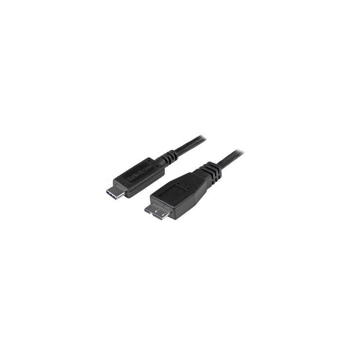 StarTech.com Cable de 1m USB 3.1 Type-C a Micro usb B macho a macho - negro