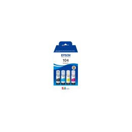 Botellas Epson 104 EcoTank Original multipack C13T00P640