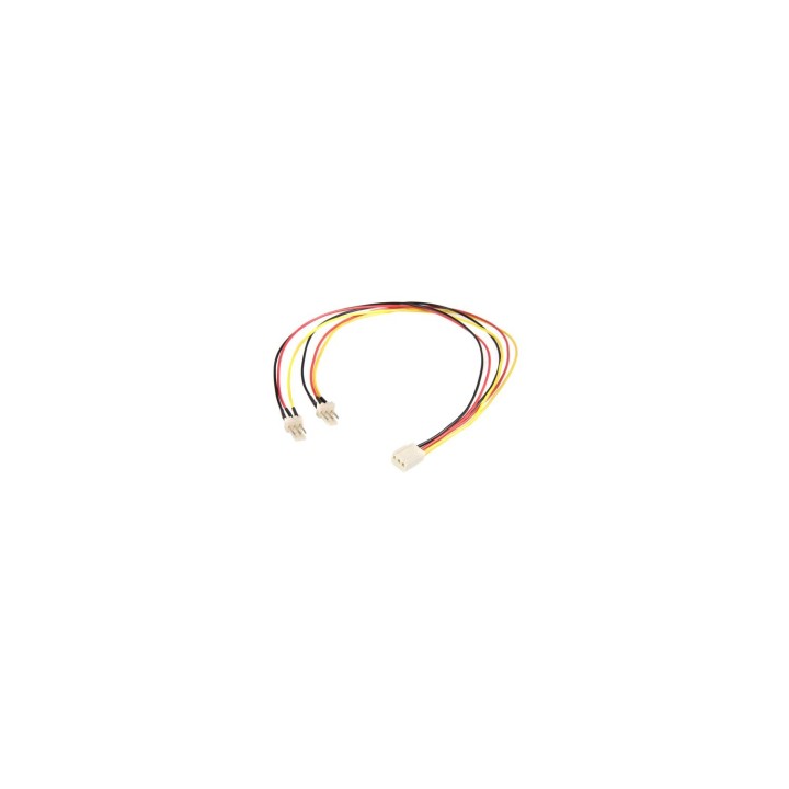 StarTech.com Cable de 30cm multiplicador divisor de alimentación TX3 para Ventiladores - Multicolor