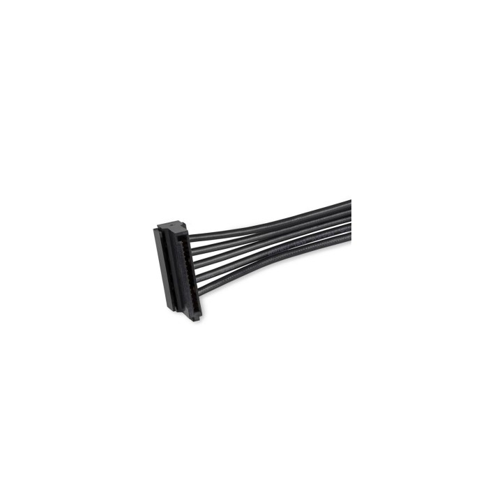 StarTech.com Cable Adaptador Bifurcador Divisor Splitter de Alimentación SATA de 40cm - 4x Receptáculos Hembra SATA