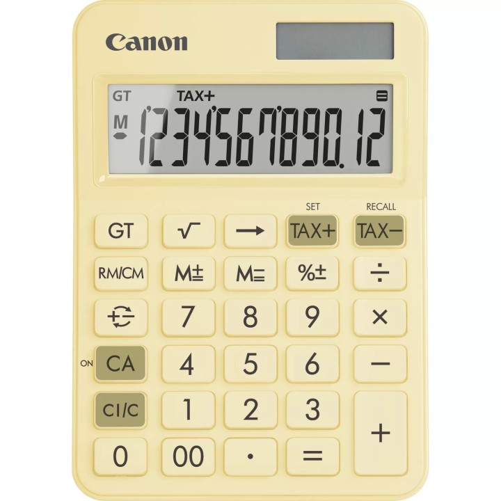 Canon LS-125KB calculadora Escritorio Calculadora básica Amarillo