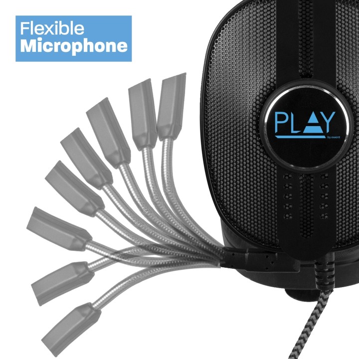 Auriculares gaming ewent play 2 conectores 3.5mm usb negro PL3321