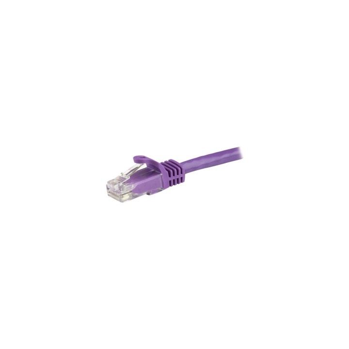 StarTech.com Cable de Red de 1m Púrpura Cat6 UTP Ethernet Gigabit RJ45 sin Enganches - N6PATC1MPL