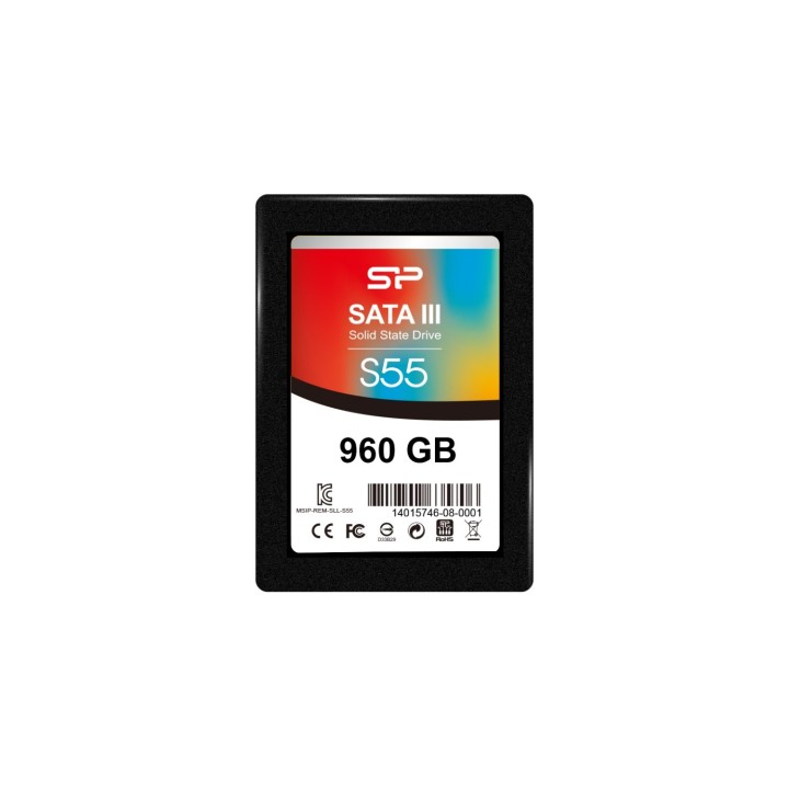 Disco ssd sp s55 960gb sata 3 2.5p negro SP960GBSS3S55S25