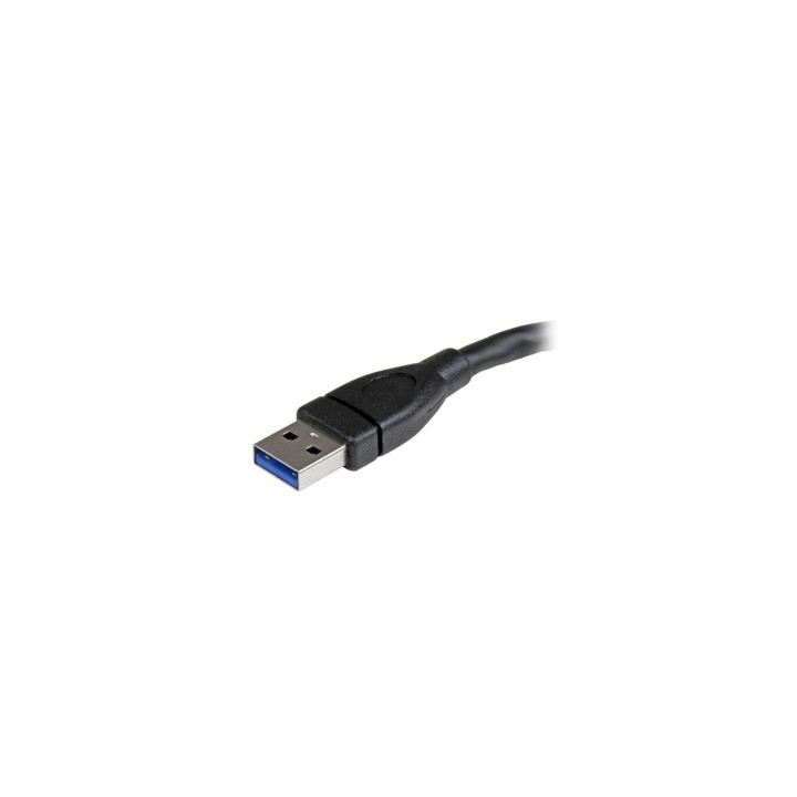 StarTech.com Cable de 15cm Extensor Alargador USB 3.0 SuperSpeed Usb A macho a hembra Negro