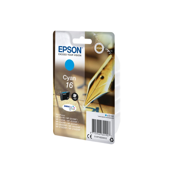 Cartucho Epson 16 Pen and crossword cian C13T16224022