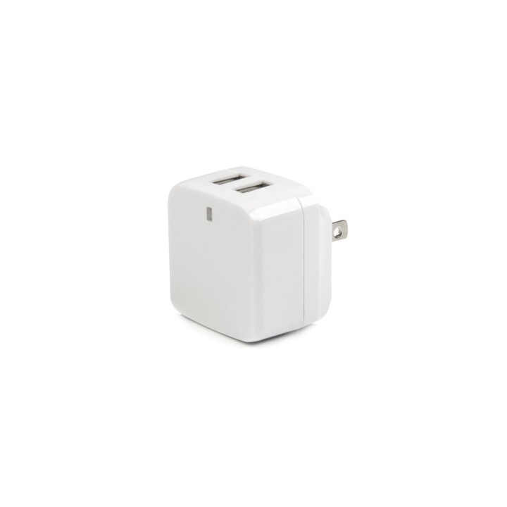 StarTech.com Cargador de Pared USB 2.0 de 2 Puertos para Tablets Smartphones - Cargador Blanco de Alta Potencia para Viajes