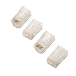 BOLSA 100 CONECTORES RJ45 AISENS 8 HILOS CAT.5E AWG24 A138-0292