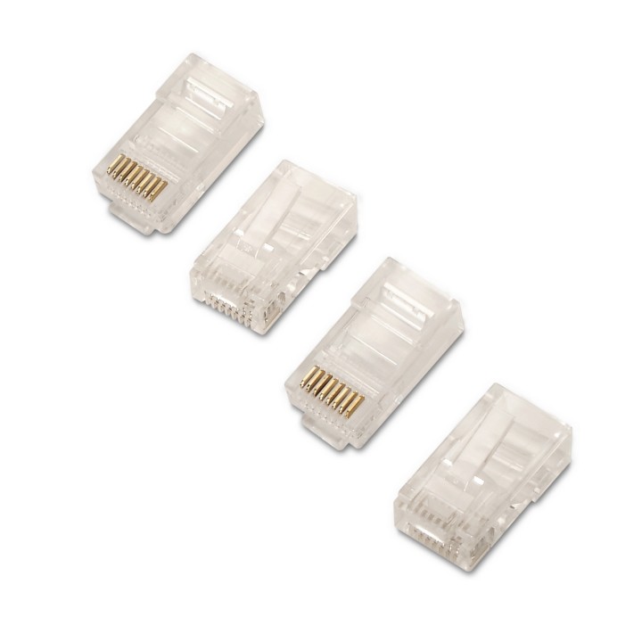 BOLSA 100 CONECTORES RJ45 AISENS 8 HILOS CAT.5E AWG24 A138-0292