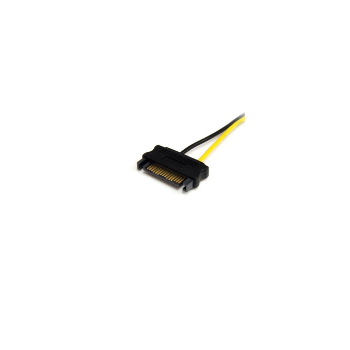 StarTech.com Cable de Alimentación Adaptador SATA a Conector PCIe 8 Pines de Tarjeta Gráfica PCI Express 15cm