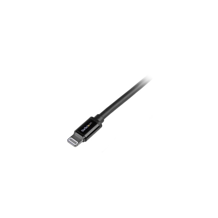 StarTech.com Cable 2m Lightning 8 Pin a USB Tipo-A para Apple iPod iPhone 5 iPad - Negro