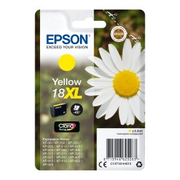 Cartucho Epson Daisy 18XL amarillo etiqueta RF C13T18144022
