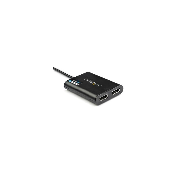StarTech.com Adaptador Gráfico Externo USB 3.0 a DisplayPort Doble - 4K 60 Hz - negro