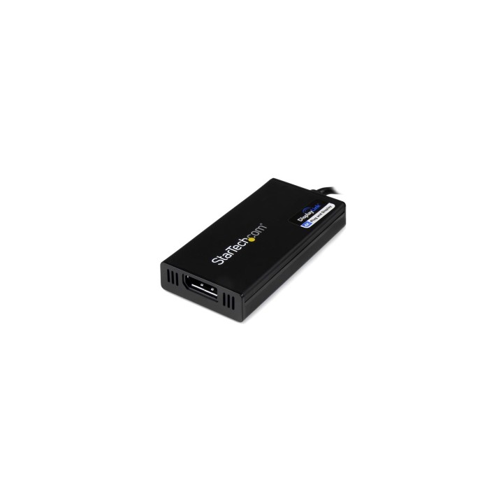 StarTech.com Adaptador Gráfico Externo Multi Monitor USB 3.0 a DisplayPort Ultra HD 4K Certificado DisplayLink - negro