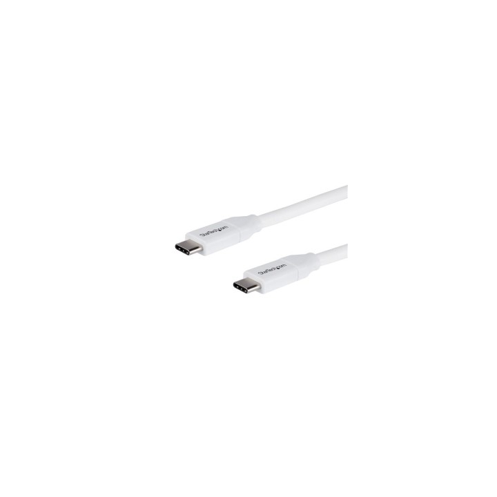 StarTech.com Cable de 2m USB-C a USB-C Macho a Macho con capacidad para Entrega de Alimentación de 5A - Cable de Carga USB-C -