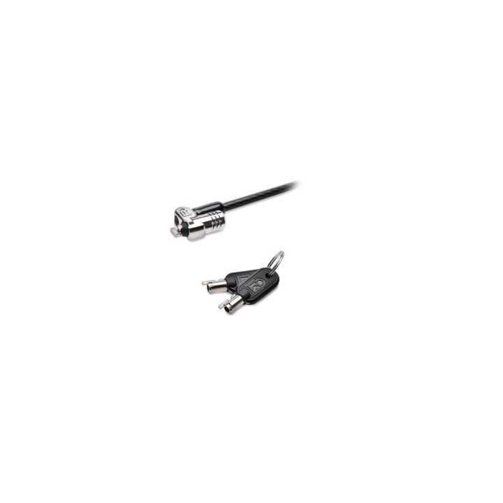 Cable de seguridad kensington candado con llave microsaver 2.0 para portatiles negro plata K65020EU
