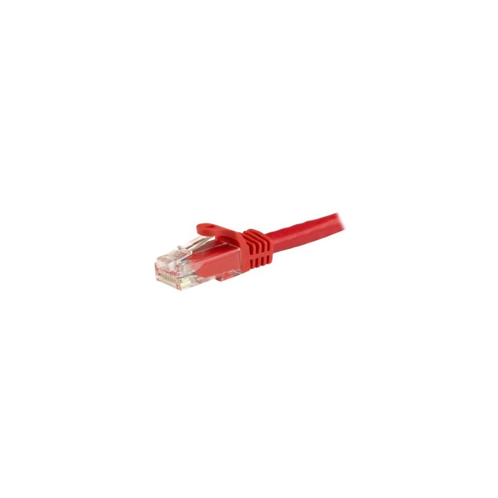 StarTech.com Cable de 1m Rojo de Red Gigabit Cat6 Ethernet RJ45 sin Enganche - Snagless - N6PATC1MRD