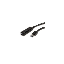 StarTech.com Cable Extensor Alargador USB 3.0 SuperSpeed Activo de 5m - USB A Macho a Hembra - Negro
