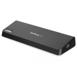 StarTech.com Replicador de Puertos Universal USB 3.0 para Portátil - Base Docking Station DisplayPort HDMI 4K con Ethernet -