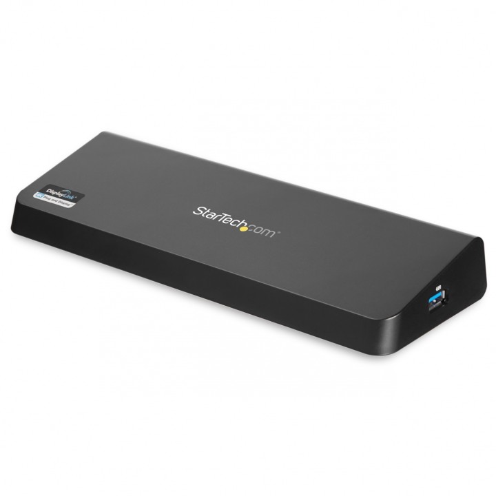 StarTech.com Replicador de Puertos Universal USB 3.0 para Portátil - Base Docking Station DisplayPort HDMI 4K con Ethernet -