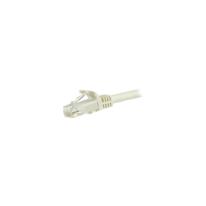 StarTech.com Cable de Red Ethernet Cat6 Snagless de 3m Blanco - Cable Patch RJ45 UTP - N6PATC3MWH