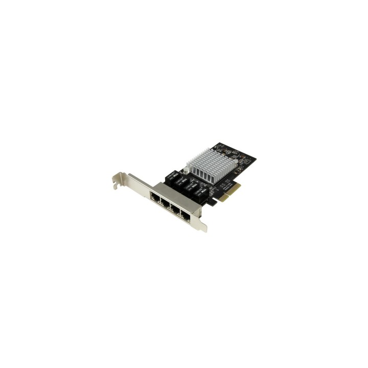 StarTech.com Tarjeta de Red PCI Express Ethernet Gigabit con 4 Puertos RJ45 Chipset Intel i350